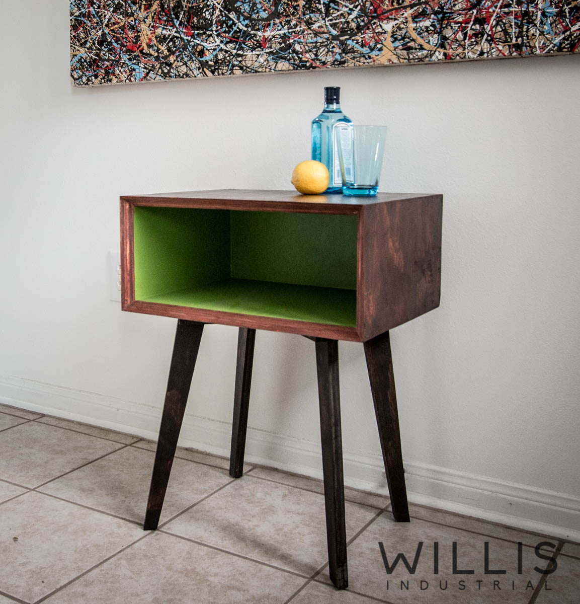 Willis Industrial Furniture | Rustic, Modern Furniture | Mid Century Nightstand