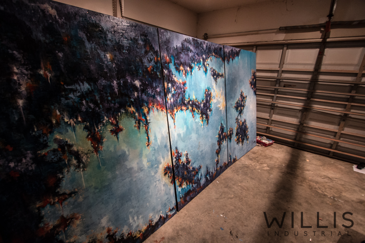 Willis Industrial Furniture | Rustic, Modern Furniture | FA_00001 Mills Living Room Painting