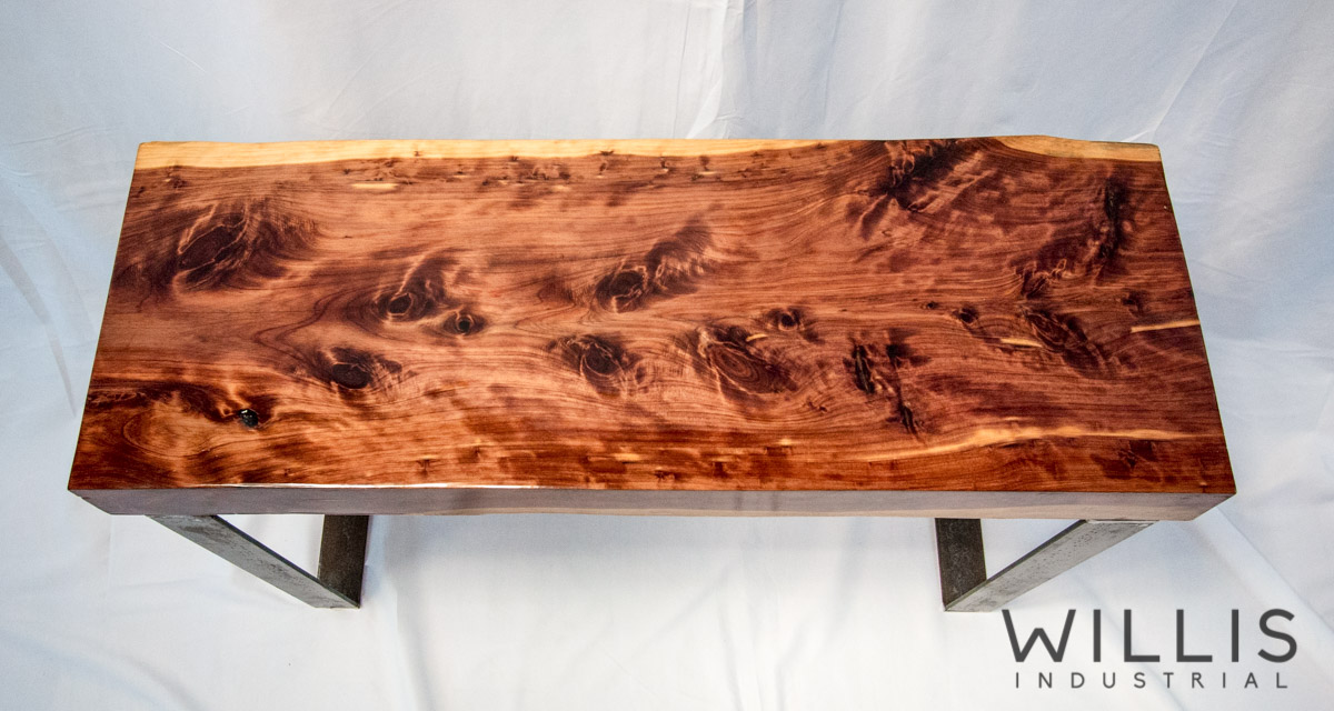 Cedar Slab Rectangle Table Willis Industrial