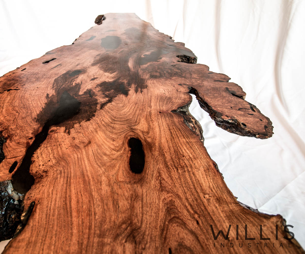 Willis Industrial Furniture | Rustic, Modern Furniture | TA_00015 Large Mesquite Low Slung Coffee Table